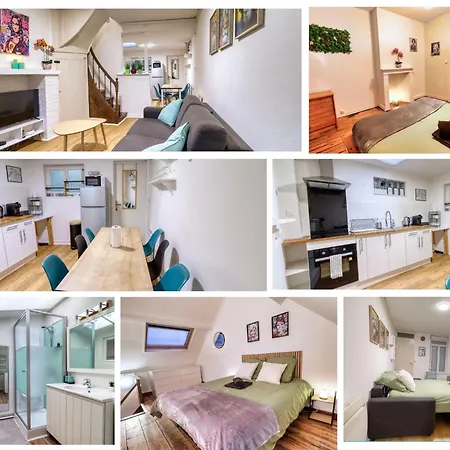 Vakantiehuis La Maison Pop I Parking Gratuit I Amiens Centre I 6 Personnes Amiens