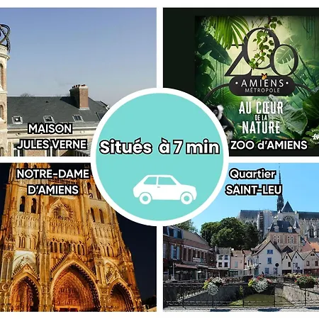 La Maison Pop I Parking Gratuit I Amiens Centre I 6 Personnes